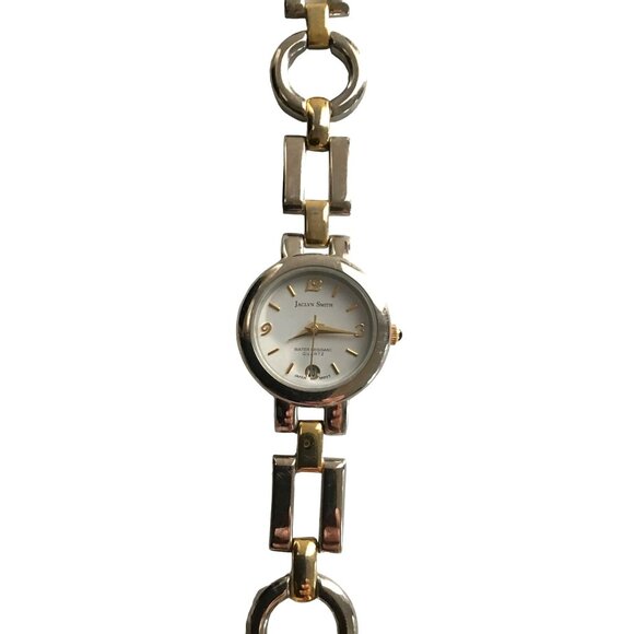 JACKLYN SMITH - WOMENS GOLD/SILVER WATER RESISTANT WATCH - Picture 3 of 6
